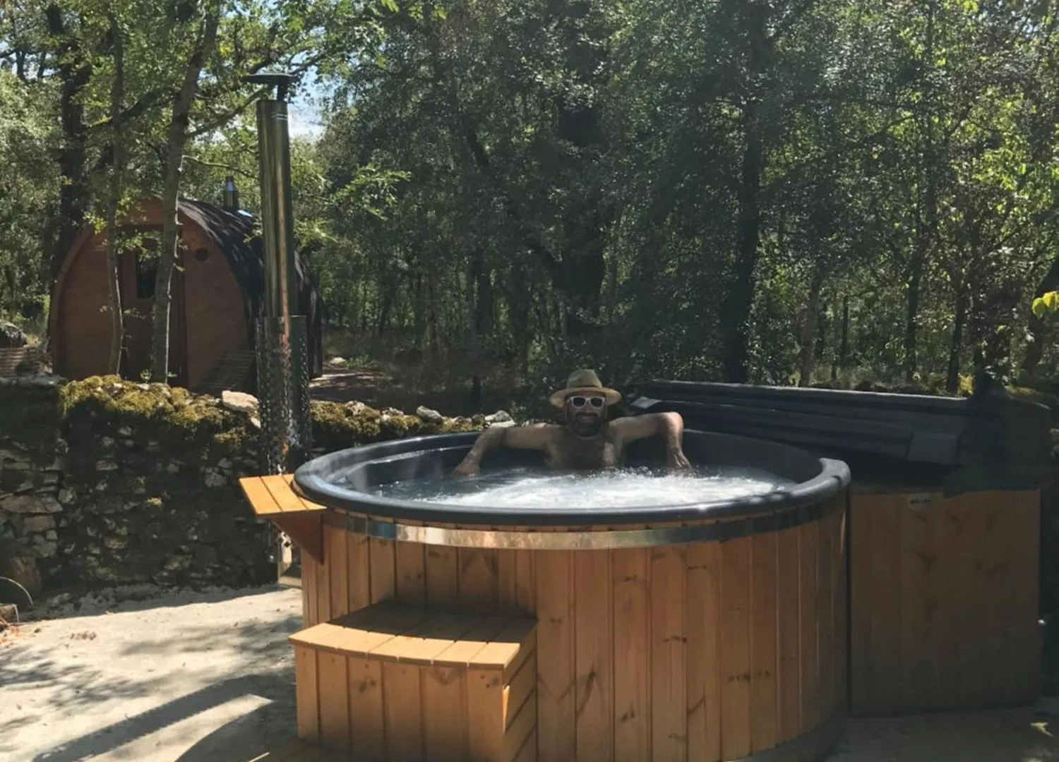 Сasa de vacaciones Paradis Secret -Bain Et Sauna Nordique Saint-Chels Francia
